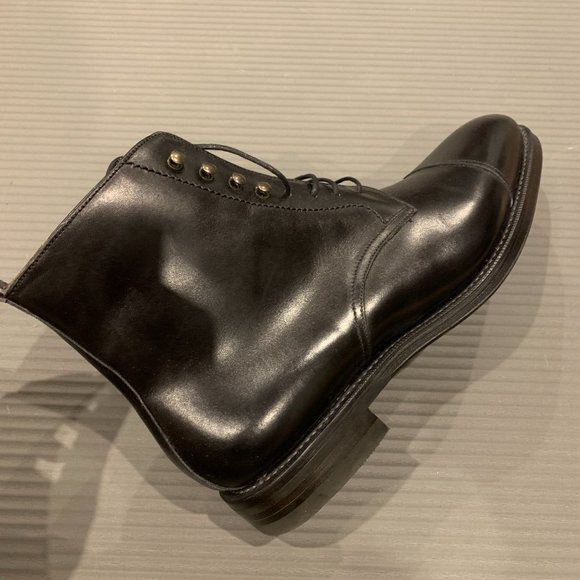 Meermin 101527 Black Calf Derby Boots, UK 7.5E - Picture 6 of 16